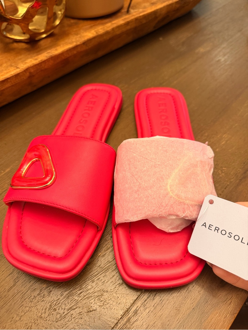 Aerosoles Pink Slide Sandals
